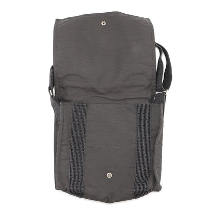 Hermes Shoulder Bag Her Line Besace PM Gray Silver Canvas — view 5