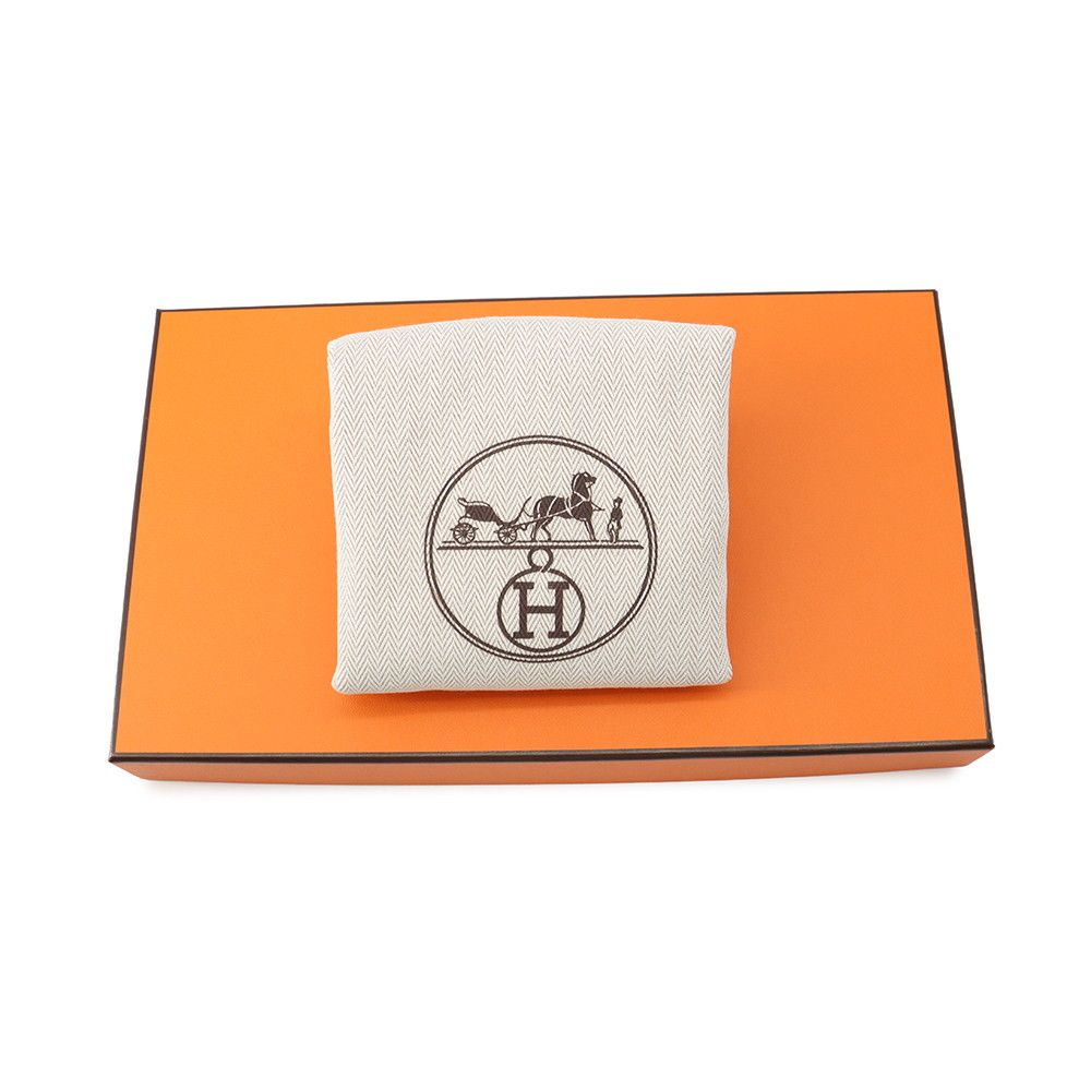 Hermes Handbag Pochette Kelly Black Silver Swift — view 7