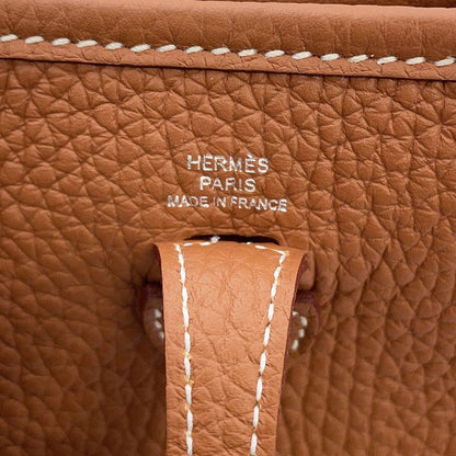 Hermes Shoulder Bag Evelyne TPM Amazon Sangle Zigzag Gold Silver Taurillon — view 5