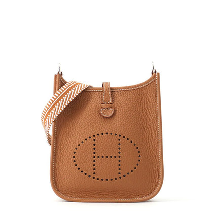 Hermes Shoulder Bag Evelyne TPM Amazon Sangle Zigzag Gold Silver Taurillon