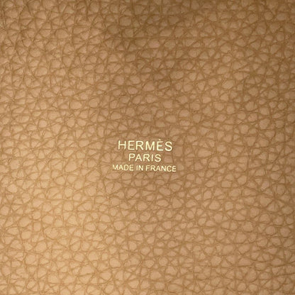 Hermes Handbag Picotin Lock PM Biscuit Gold Taurillon Clemence — view 8