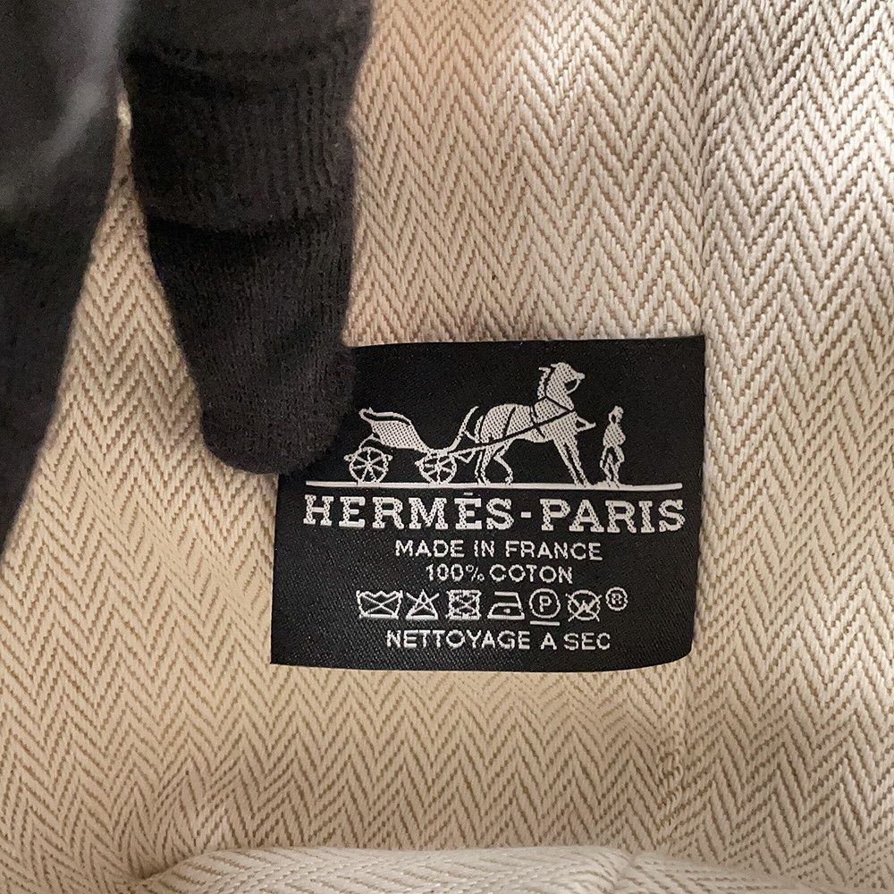 Hermes Pouch Bride-a-Brac PM Natural Silver Canvas Case — view 6