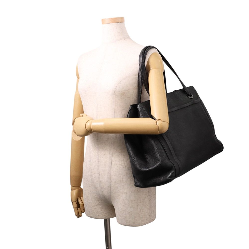 Bvlgari Tote Leather Black — view 4