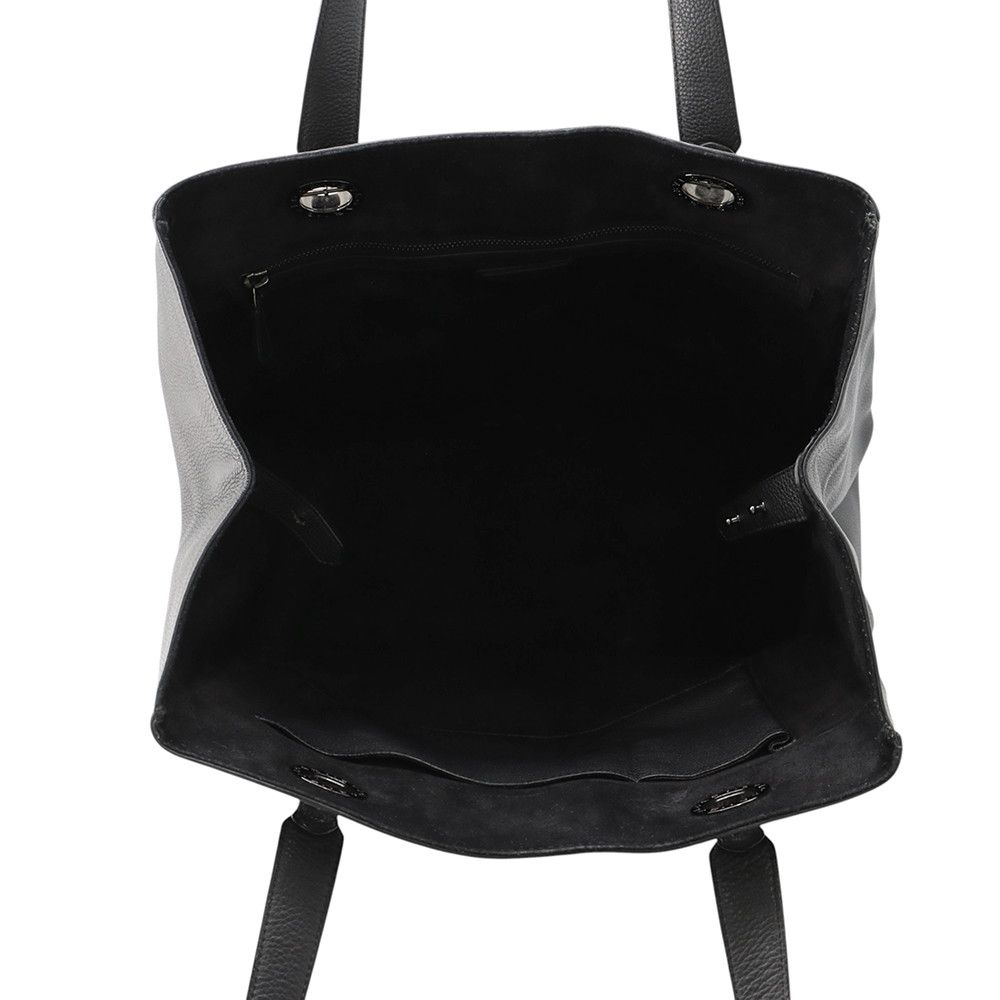 Bvlgari Tote Leather Black — view 5