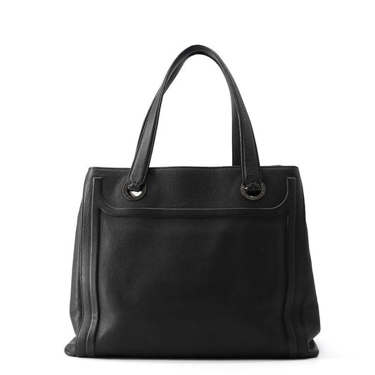 Bvlgari Tote Leather Black