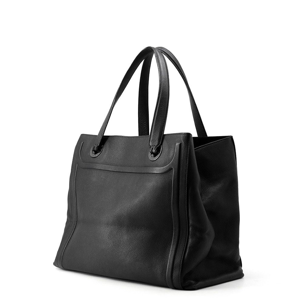Bvlgari Tote Leather Black — view 2