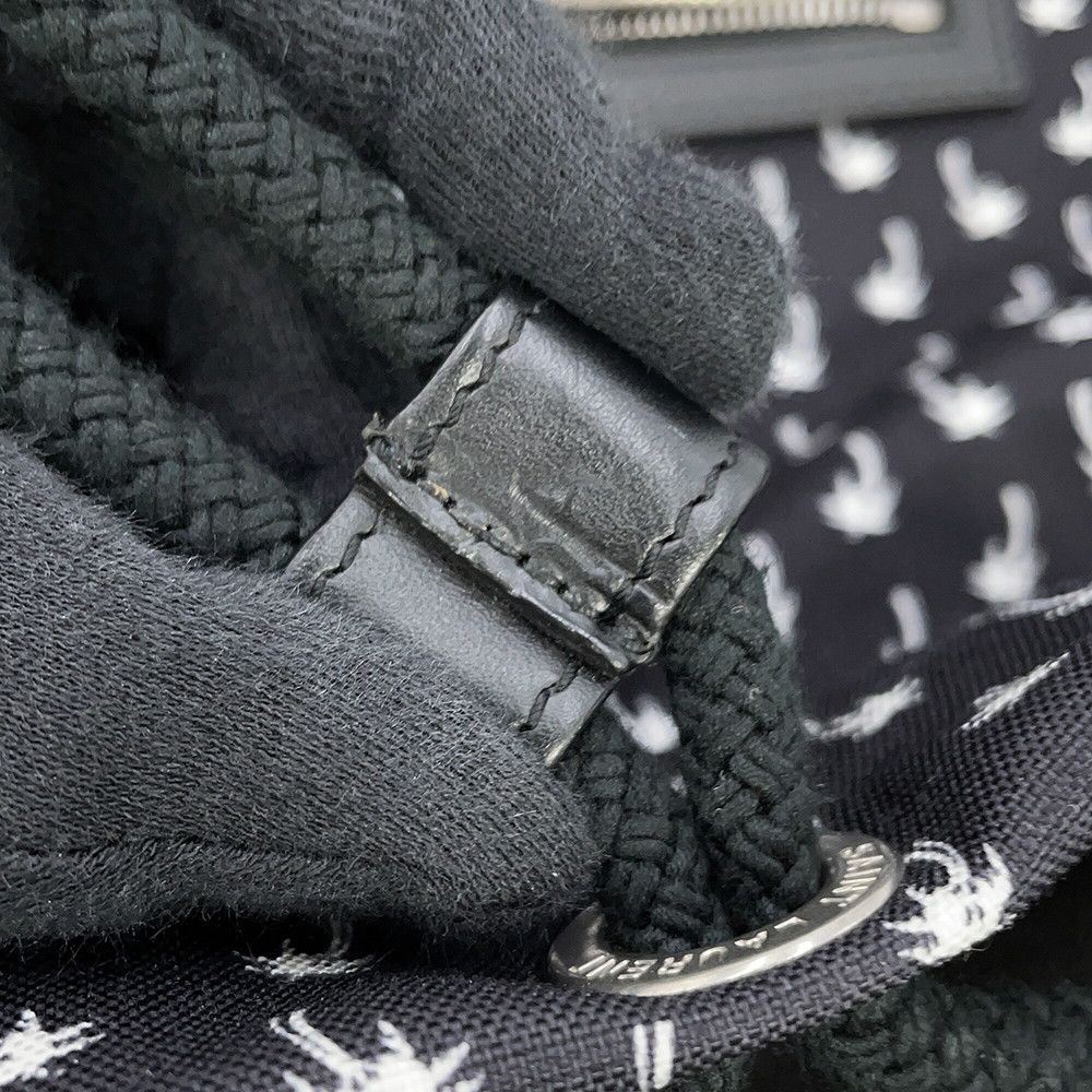 Saint Laurent Shoulder Bag Paris Bag Printed Black — view 9