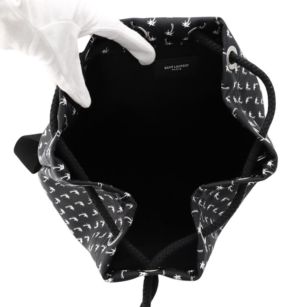 Saint Laurent Shoulder Bag Paris Bag Printed Black — view 5