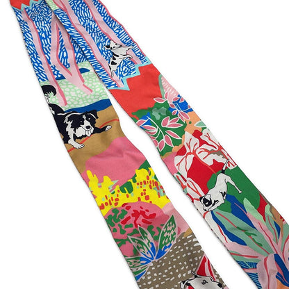 Hermes Scarf Twill Twins Freely en Liberte Silk — view 5