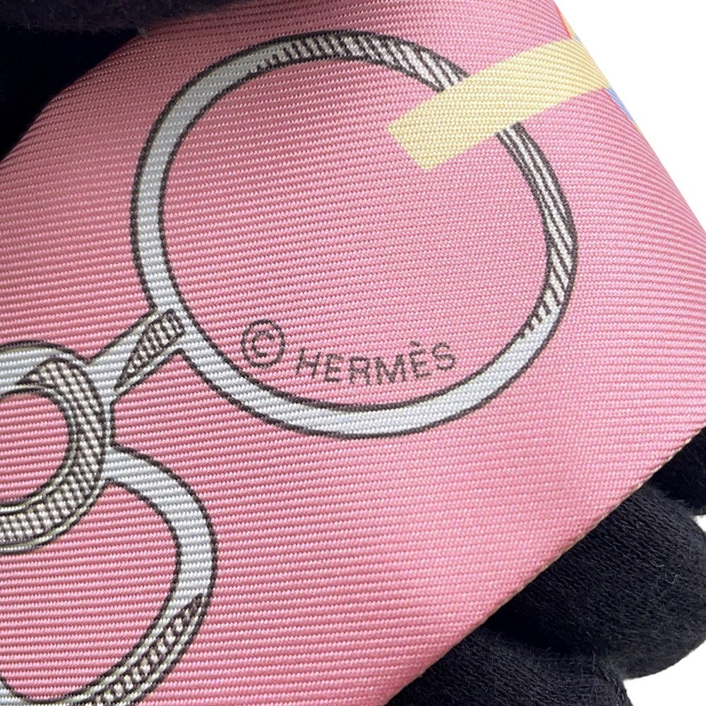 Hermes Scarf Re Boucles Silk — view 7