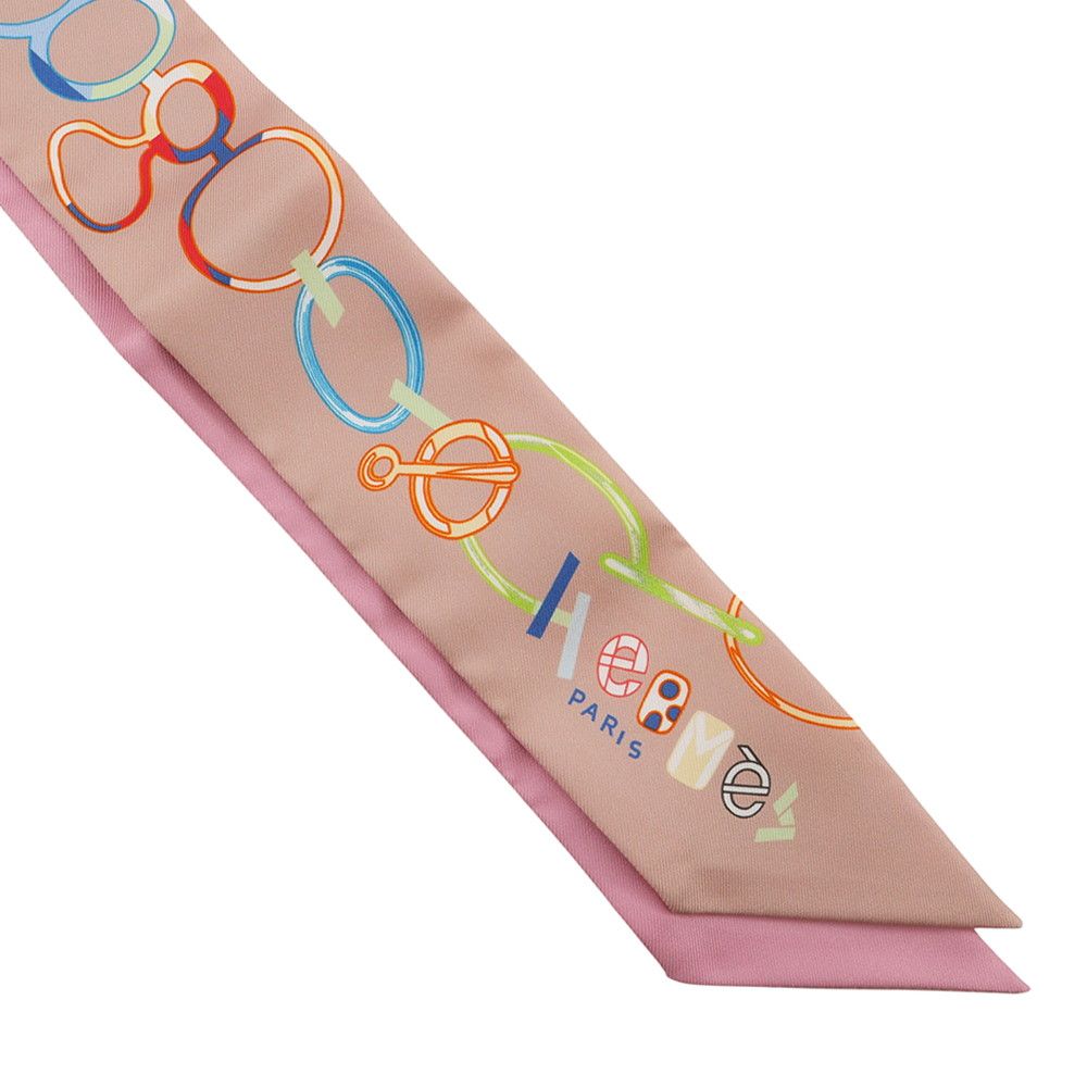 Hermes Scarf Re Boucles Silk — view 4