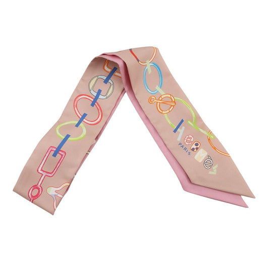 Hermes Scarf Re Boucles Silk