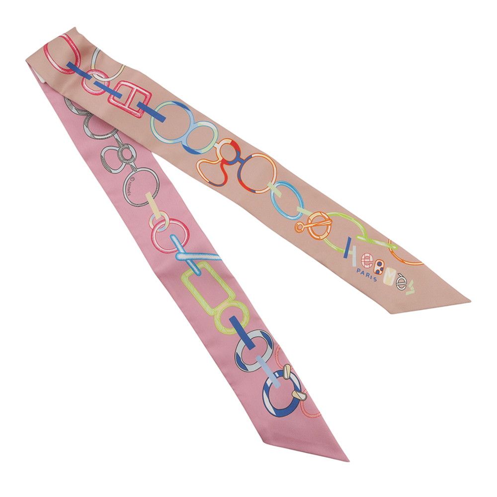Hermes Scarf Re Boucles Silk — view 3