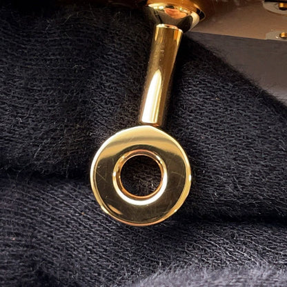 Hermes Kelly Wallet Long to Go Etoupe Gold Epsom — view 7