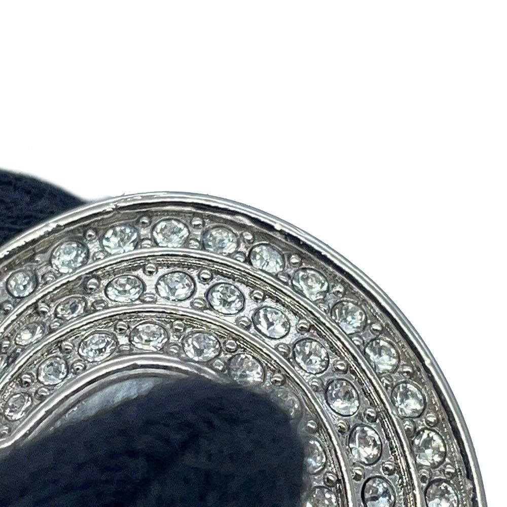 Chanel Brooch Heart CC Logo Metal Rhinestone — view 5