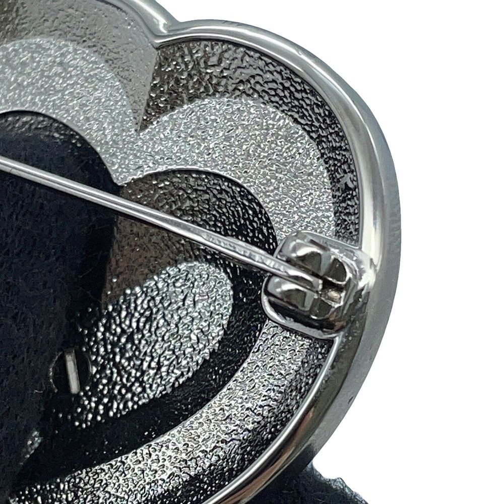 Chanel Brooch Heart CC Logo Metal Rhinestone — view 7