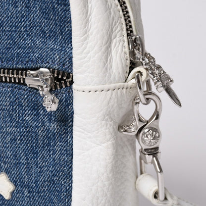 Chrome Hearts Taka Mini Takamini Cemetery Cross Shoulder Bag Denim — view 4