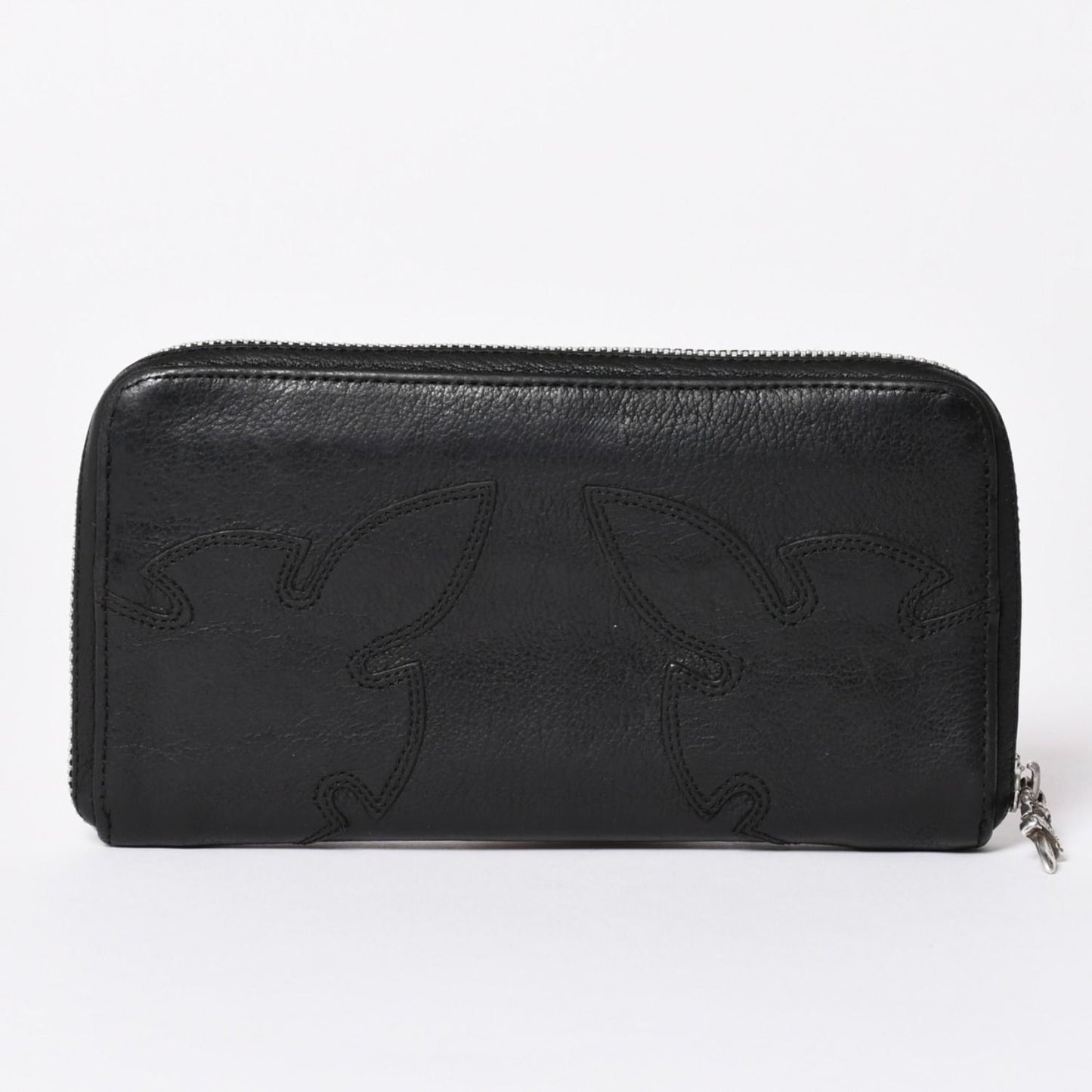 Chrome Hearts Rec Zip Double Flairnie Round Zip Wallet Destroy Dagger Zip 925