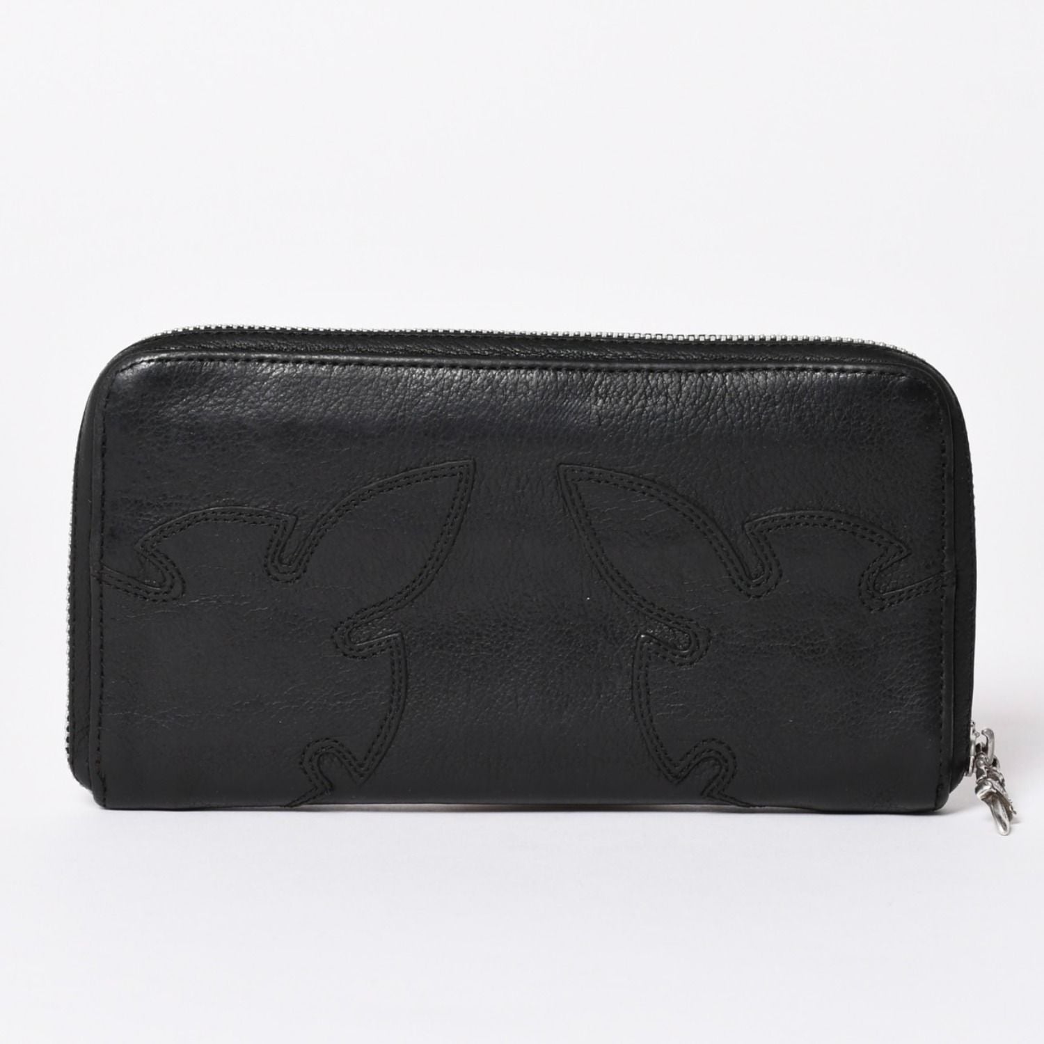 Chrome Hearts Rec Zip Double Flairnie Round Zip Wallet Destroy Dagger Zip 925