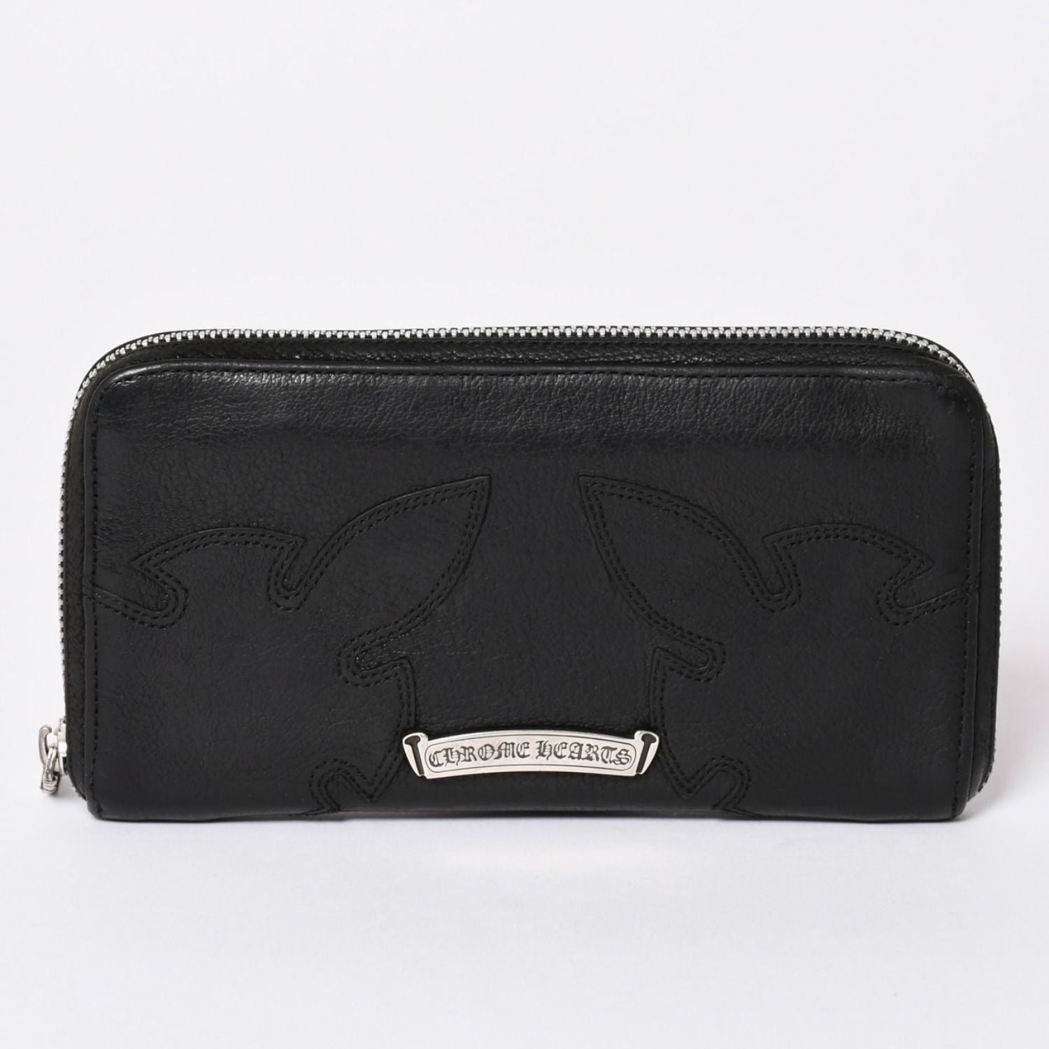 Chrome Hearts Rec Zip Double Flairnie Round Zip Wallet Destroy Dagger Zip 925 — view 2
