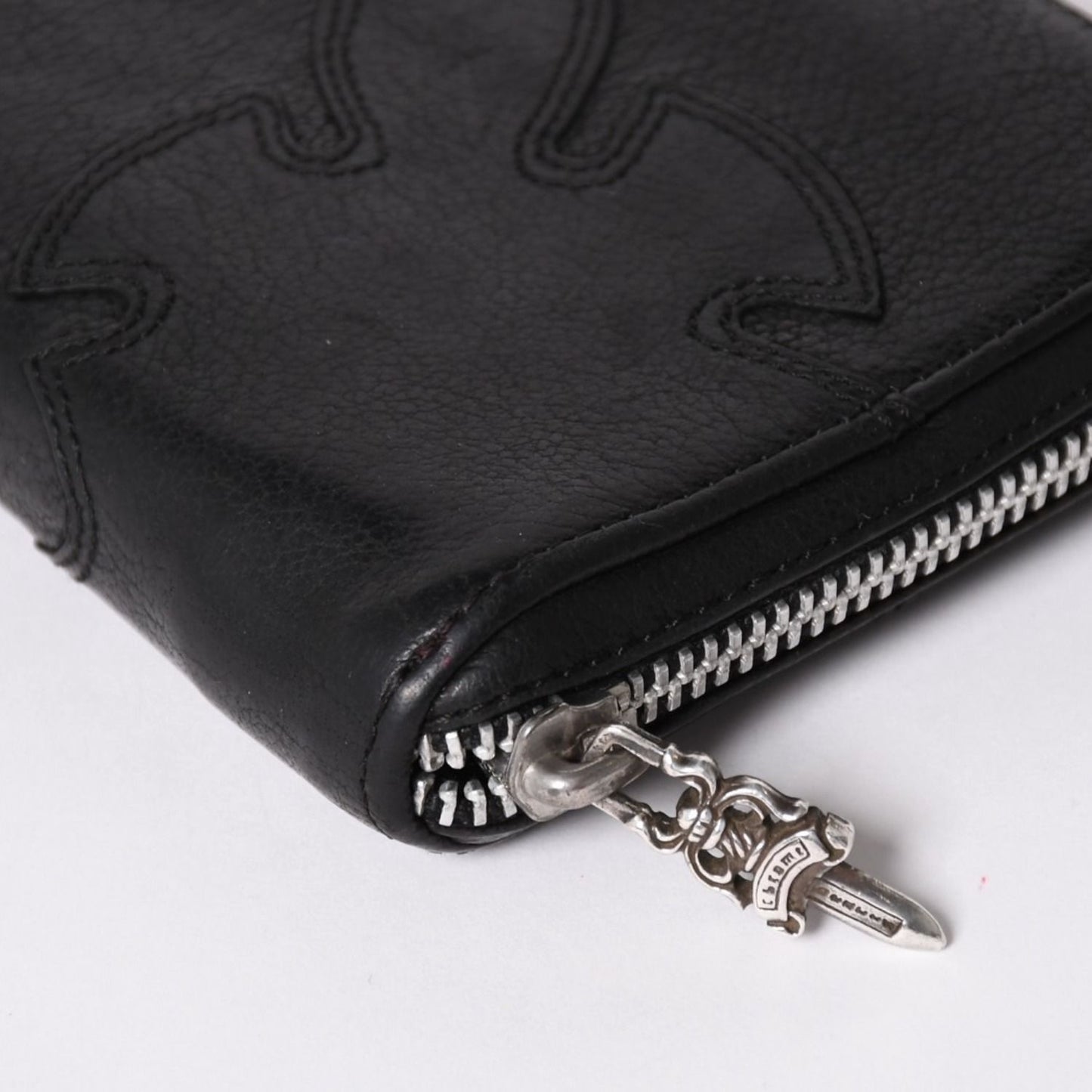 Chrome Hearts Rec Zip Double Flairnie Round Zip Wallet Destroy Dagger Zip 925 — view 6