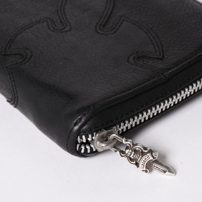 Chrome Hearts Rec Zip Double Flairnie Round Zip Wallet Destroy Dagger Zip 925 — view 6
