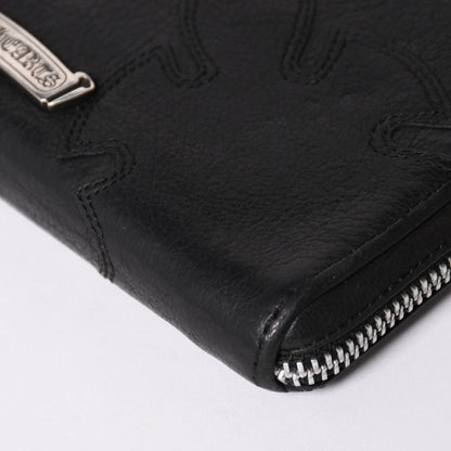 Chrome Hearts Rec Zip Double Flairnie Round Zip Wallet Destroy Dagger Zip 925 — view 5