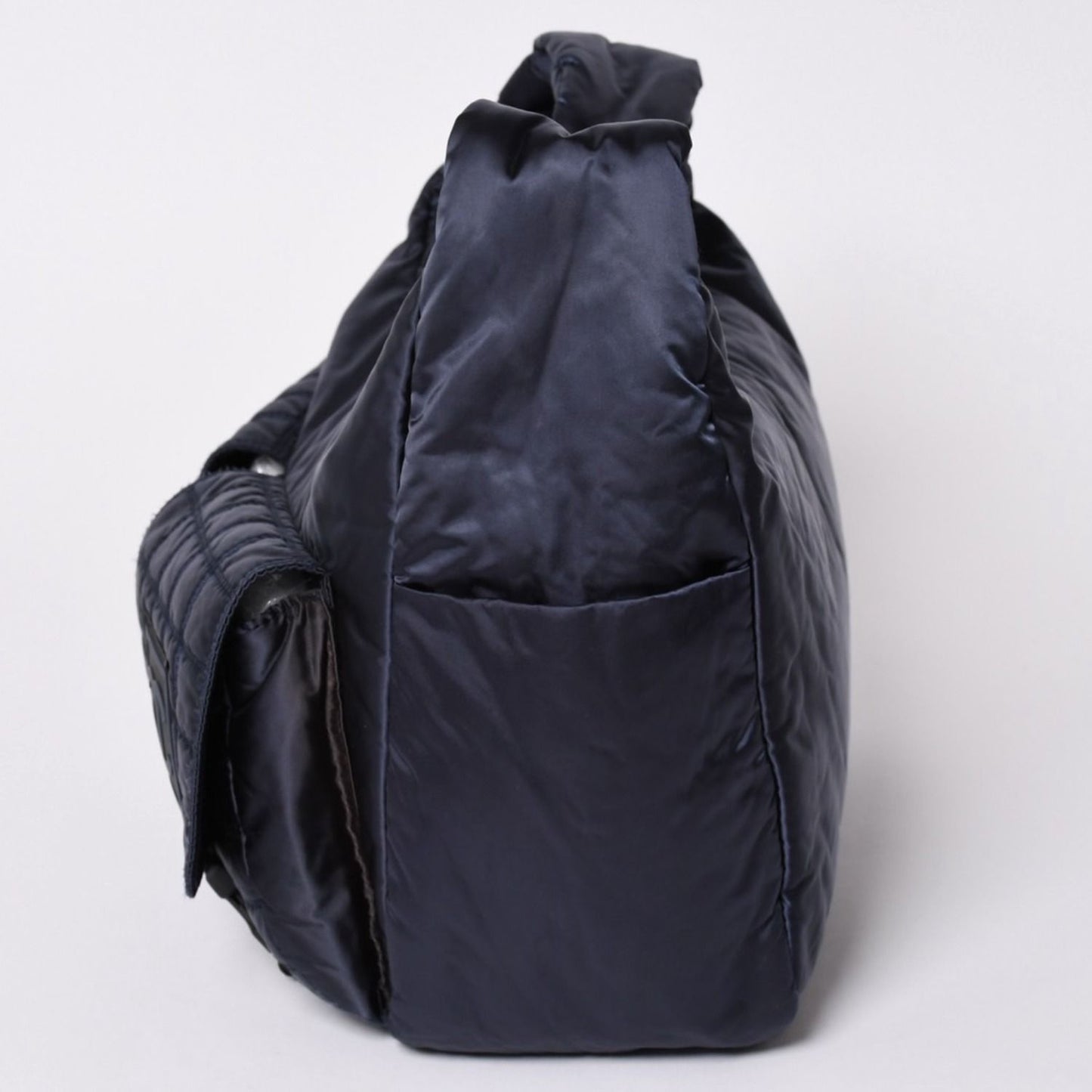 Chanel Sports Line Bag CC Logo Choco Bar Nylon Navy Silver — view 5