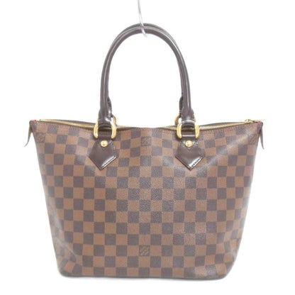 Louis Vuitton Damier Ebene Saleya PM Tote Shoulder Bag Brown — view 3