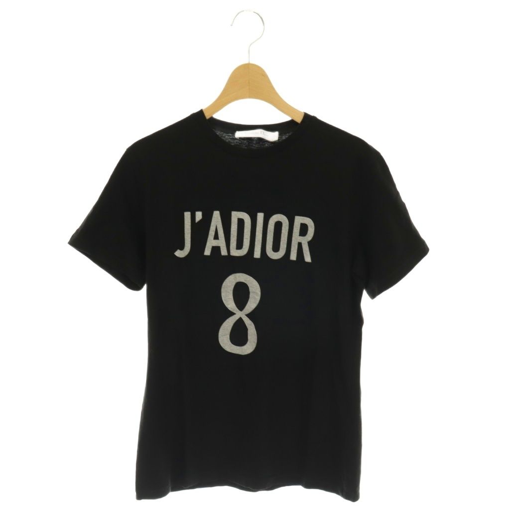 Dior J'adior 8 T-Shirt Short Sleeve Linen Blend XS Black