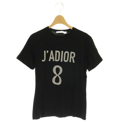 Dior J'adior 8 T-Shirt Short Sleeve Linen Blend XS Black
