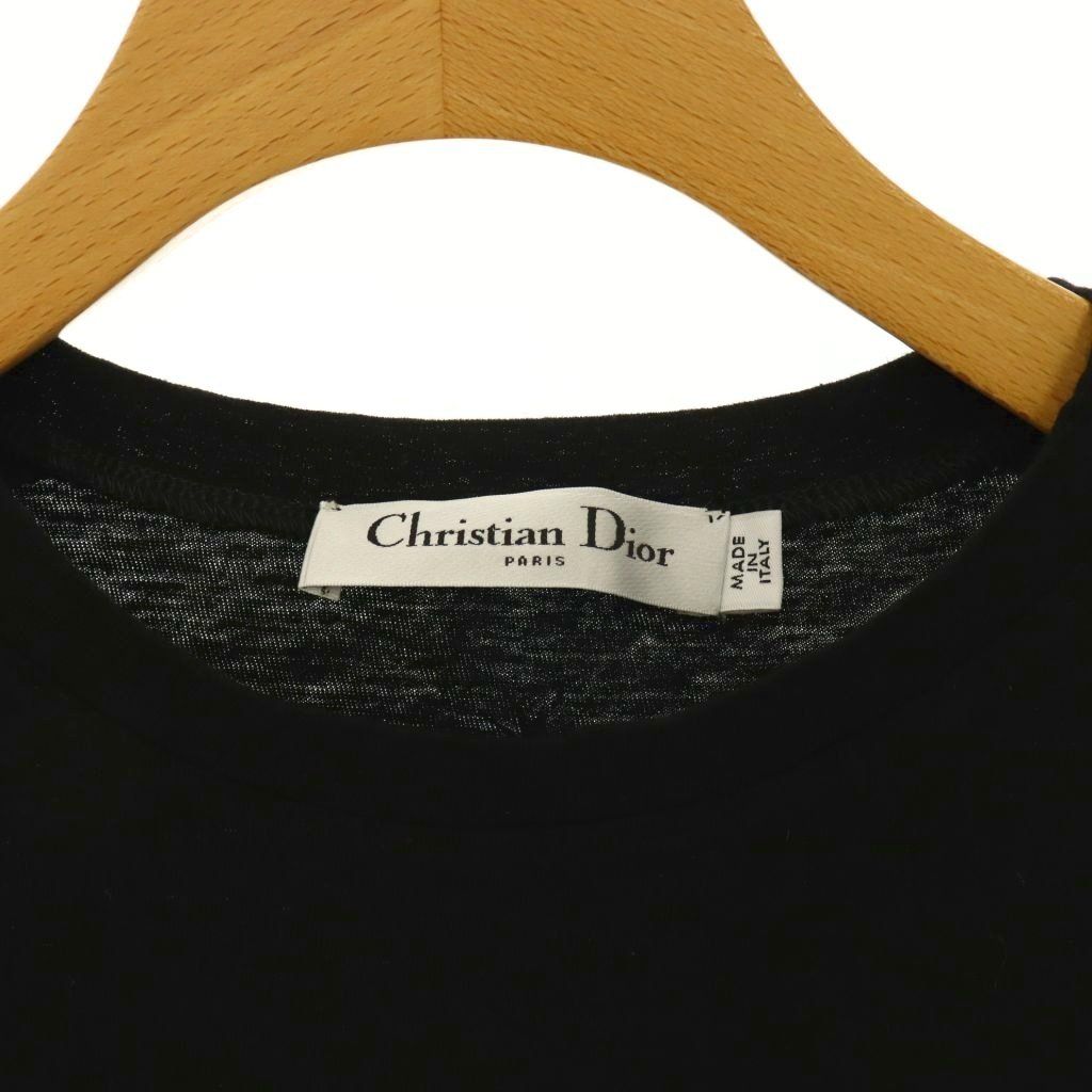 Dior J'adior 8 T-Shirt Short Sleeve Linen Blend XS Black — view 6