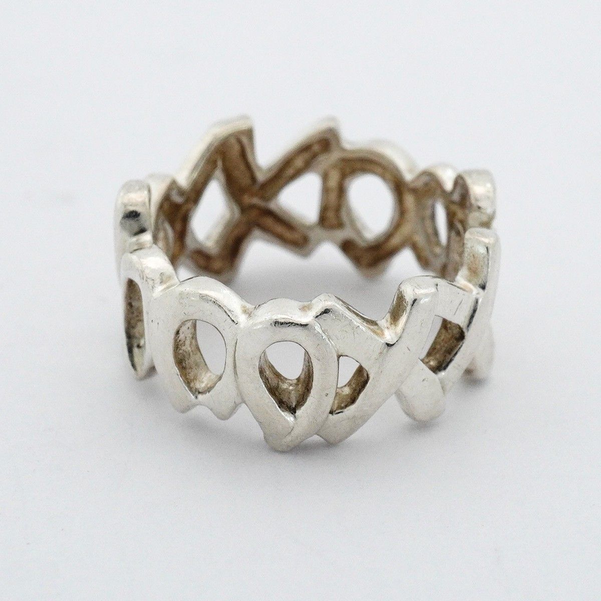 Tiffany & Co Ring Love Kiss 925 Sterling Silver — view 9