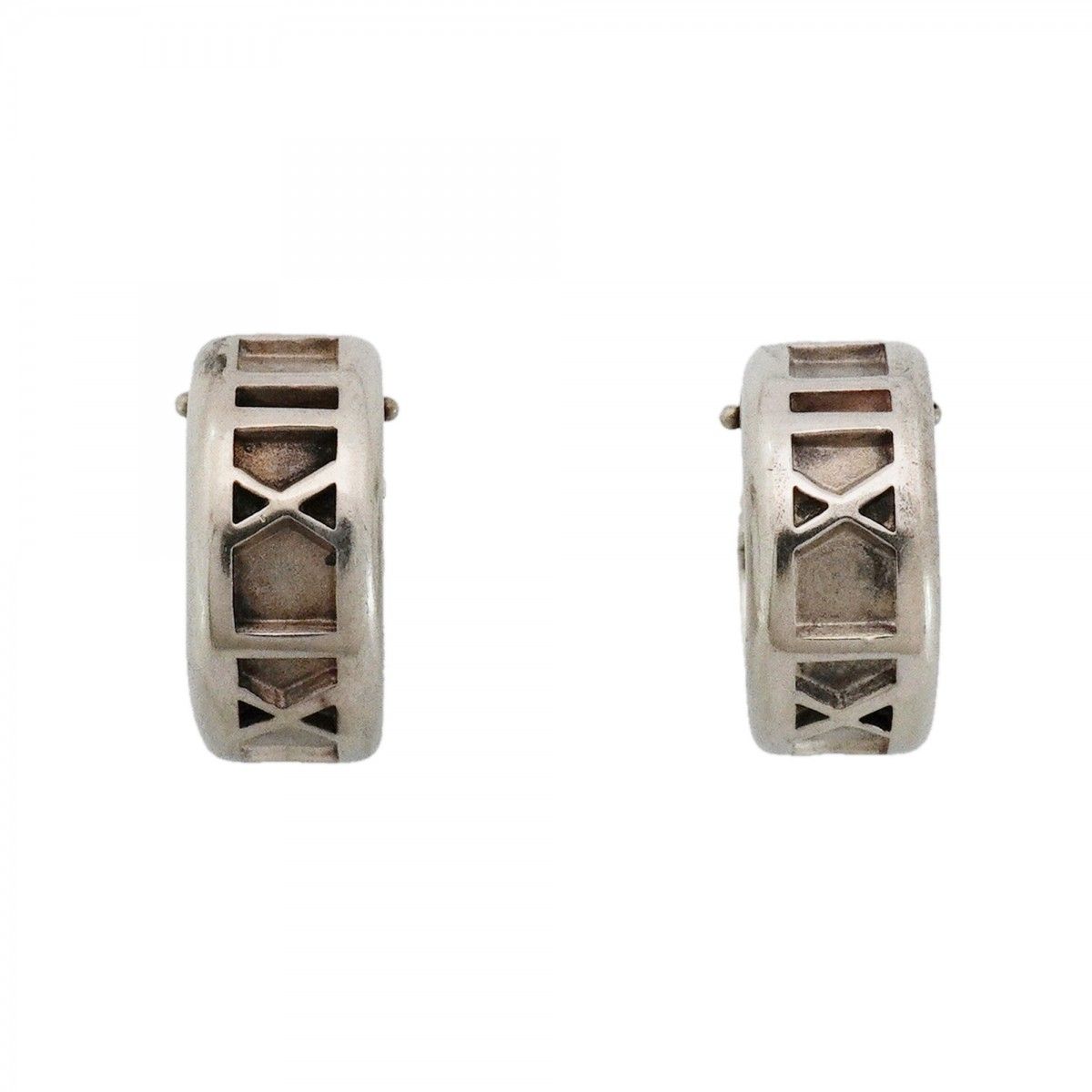Tiffany & Co Earrings Atlas 925 Sterling Silver