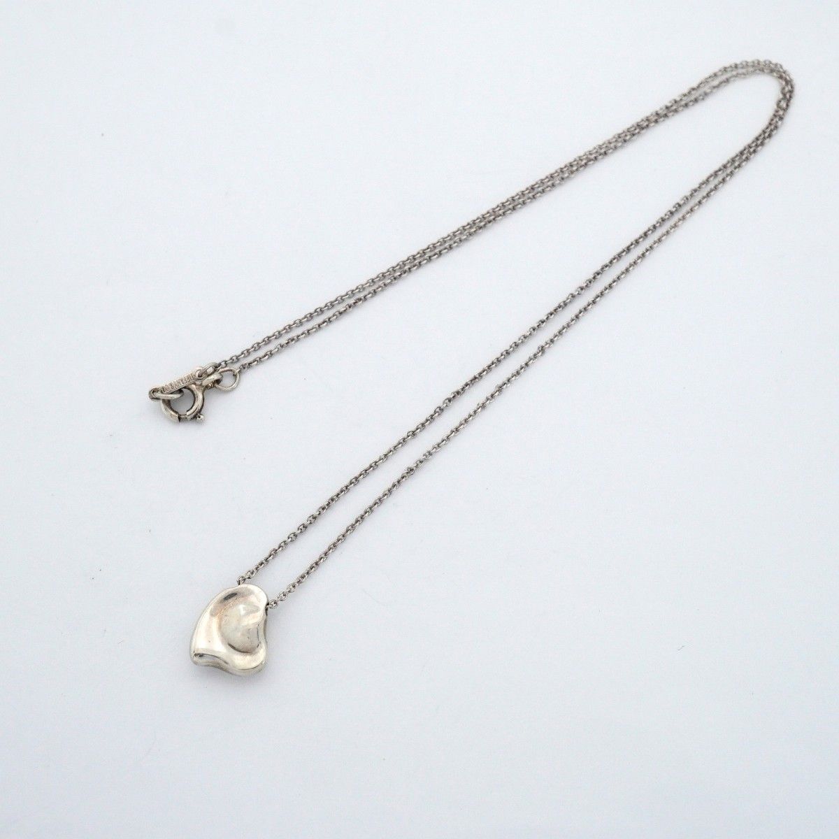 Tiffany & Co Necklace Full Heart 925 Sterling Silver — view 3
