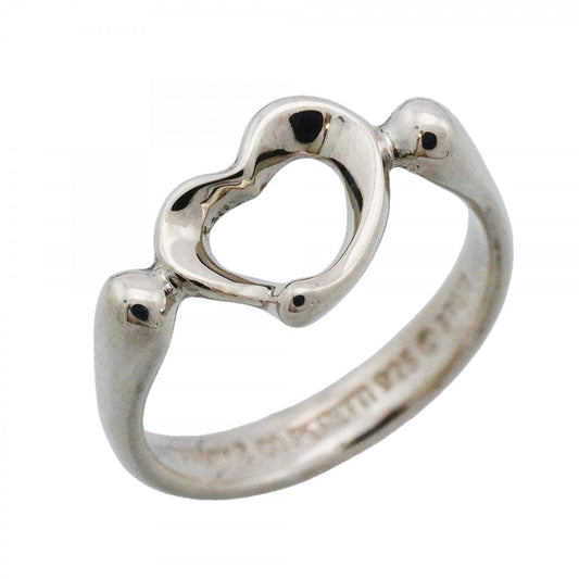 Tiffany & Co Ring Open Heart 925 Sterling Silver