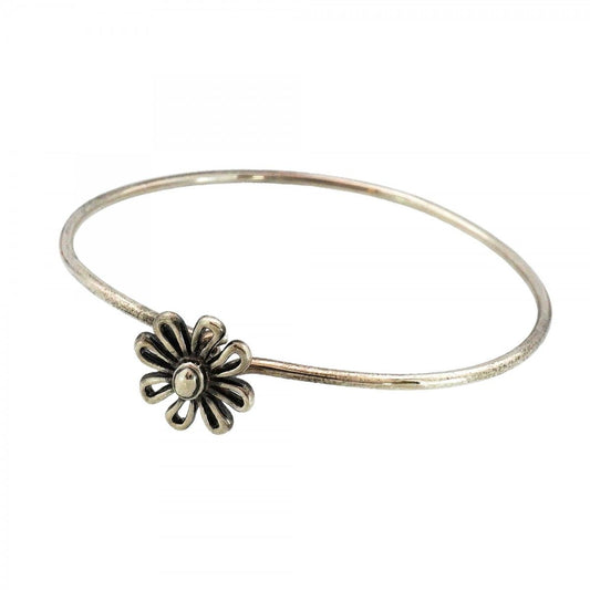 Tiffany & Co Bangle Daisy 925 Sterling Silver Bracelet