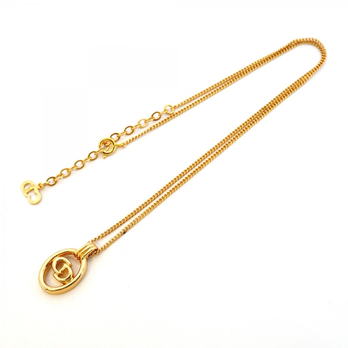 Dior Necklace CD Logo Gold Plated — view 3