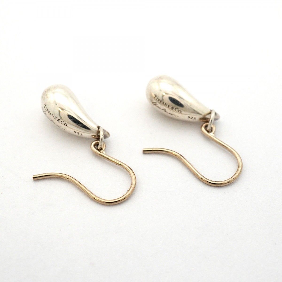 Tiffany & Co Earrings Teardrop 925 Sterling Silver — view 3
