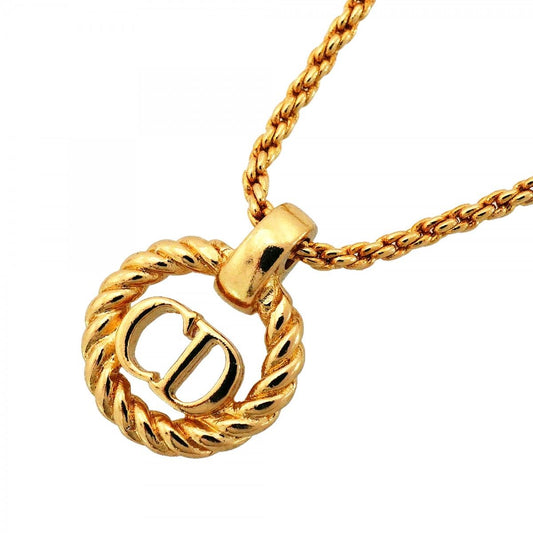 Dior Necklace CD Logo Gold Plated