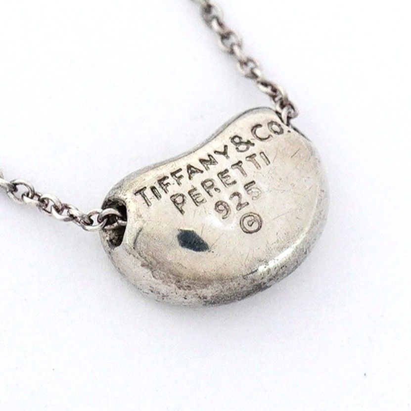Tiffany & Co Necklace Bean 925 Sterling Silver — view 6