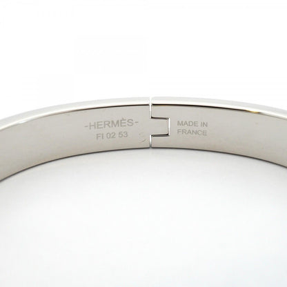 Hermes Bangle Chaine D'ancre Mini Click Metal Gold Silver White Bracelet — view 5