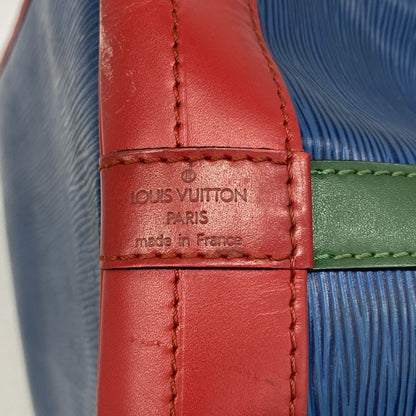Louis Vuitton Shoulder Bag Epi Noe Toledo Blue Castilian Red Borneo Green — view 5