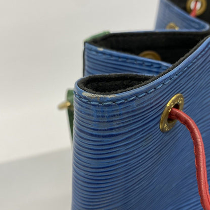 Louis Vuitton Shoulder Bag Epi Noe Toledo Blue Castilian Red Borneo Green — view 7