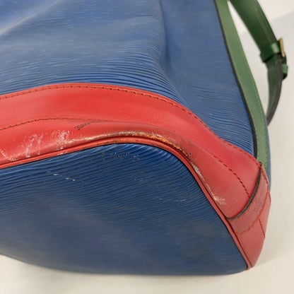 Louis Vuitton Shoulder Bag Epi Noe Toledo Blue Castilian Red Borneo Green — view 6