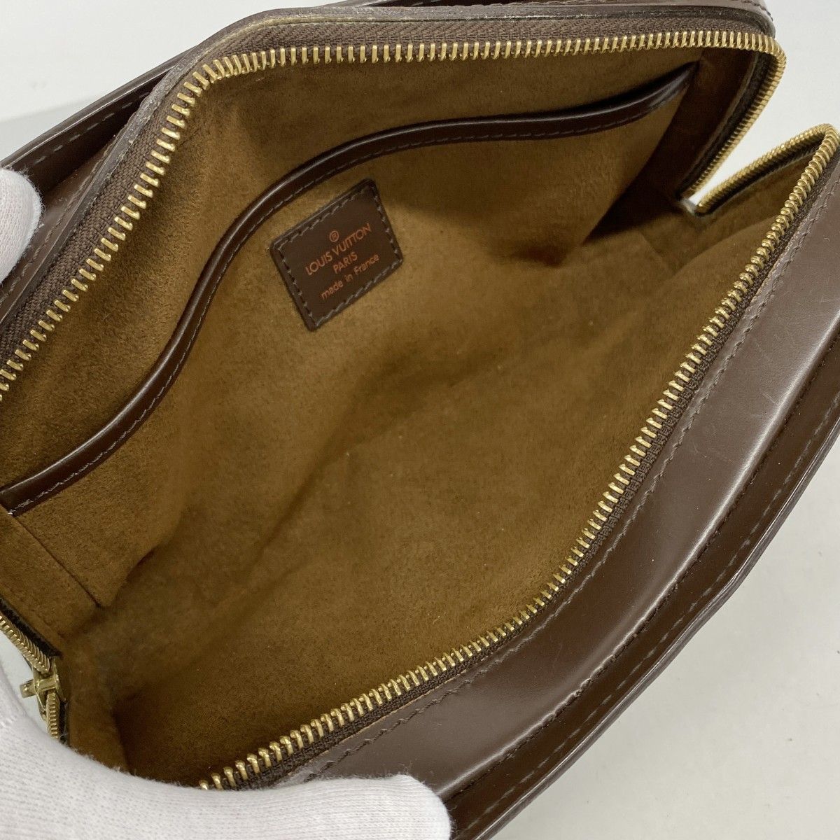 Louis Vuitton Clutch Damier Saint Ebene — view 4