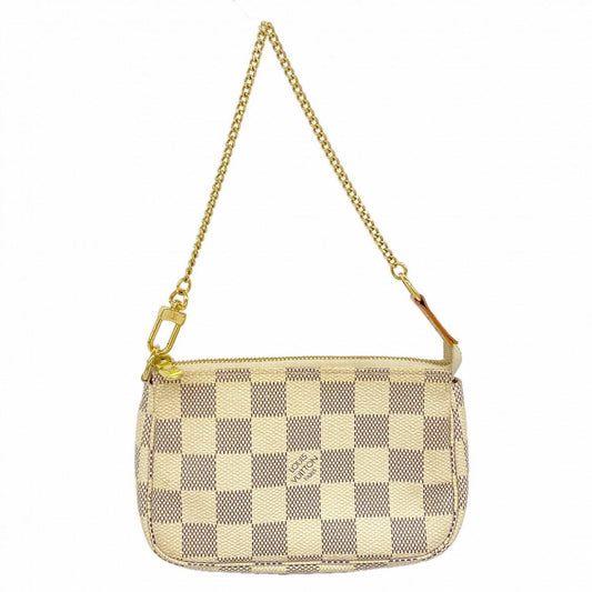 Louis Vuitton Pouch Damier Azur Mini Pochette White
