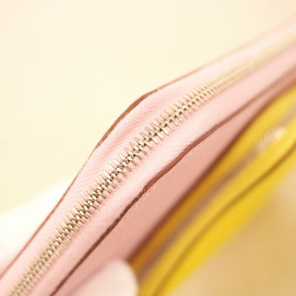 Hermes Shoulder Wallet Nouveau to Go Swift Veau Lime Cuy Veur Mauve Silvestre — view 5