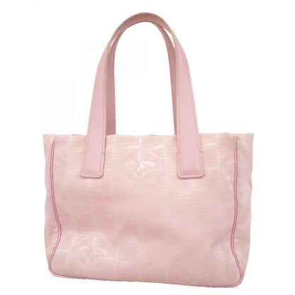 Chanel Tote New Travel Nylon Pink Champagne Gold