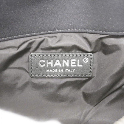 Chanel Waist Bag Jersey Black Silver — view 5